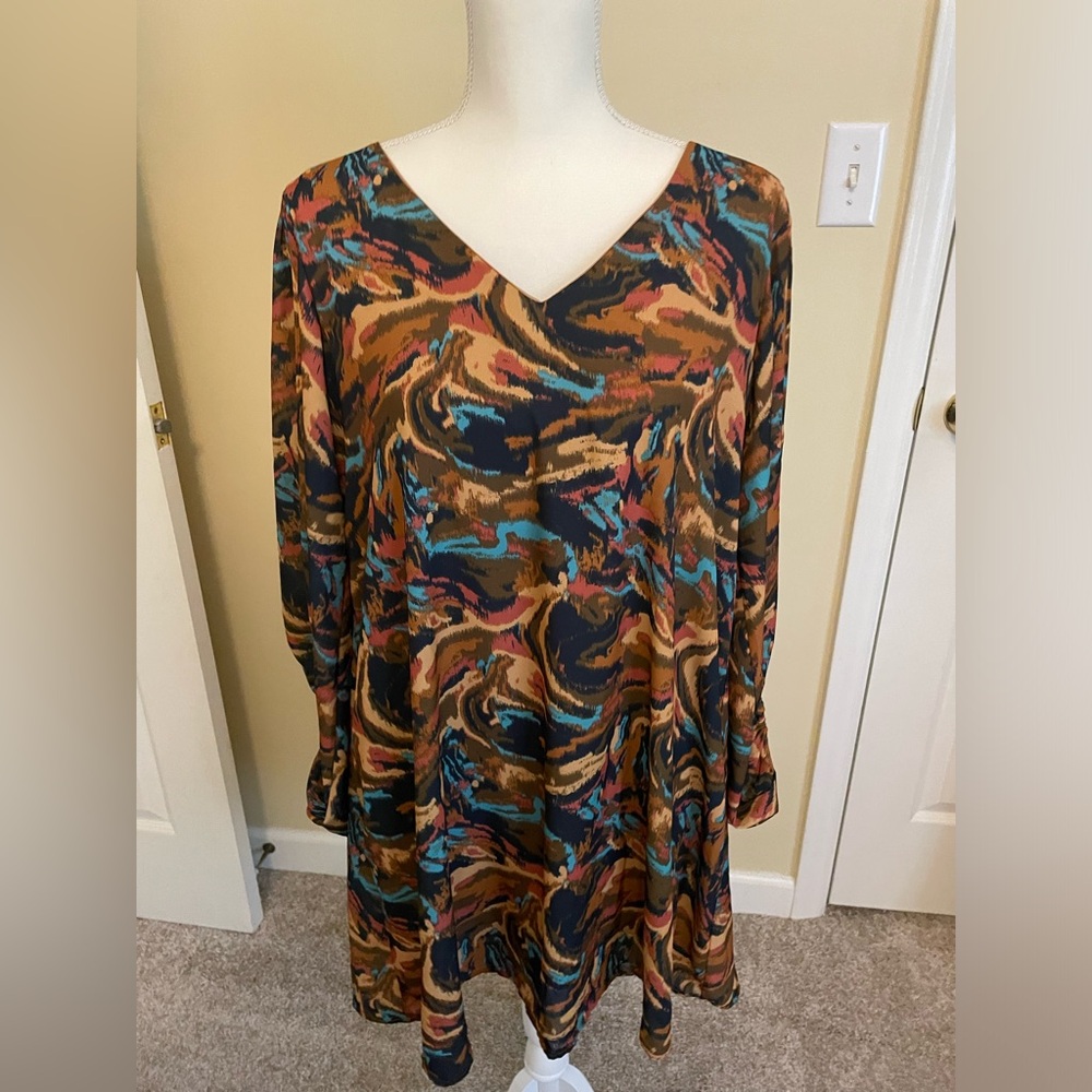 Knee length or above dress